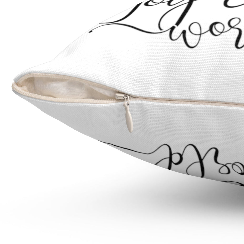 Spun Polyester Square Pillow
