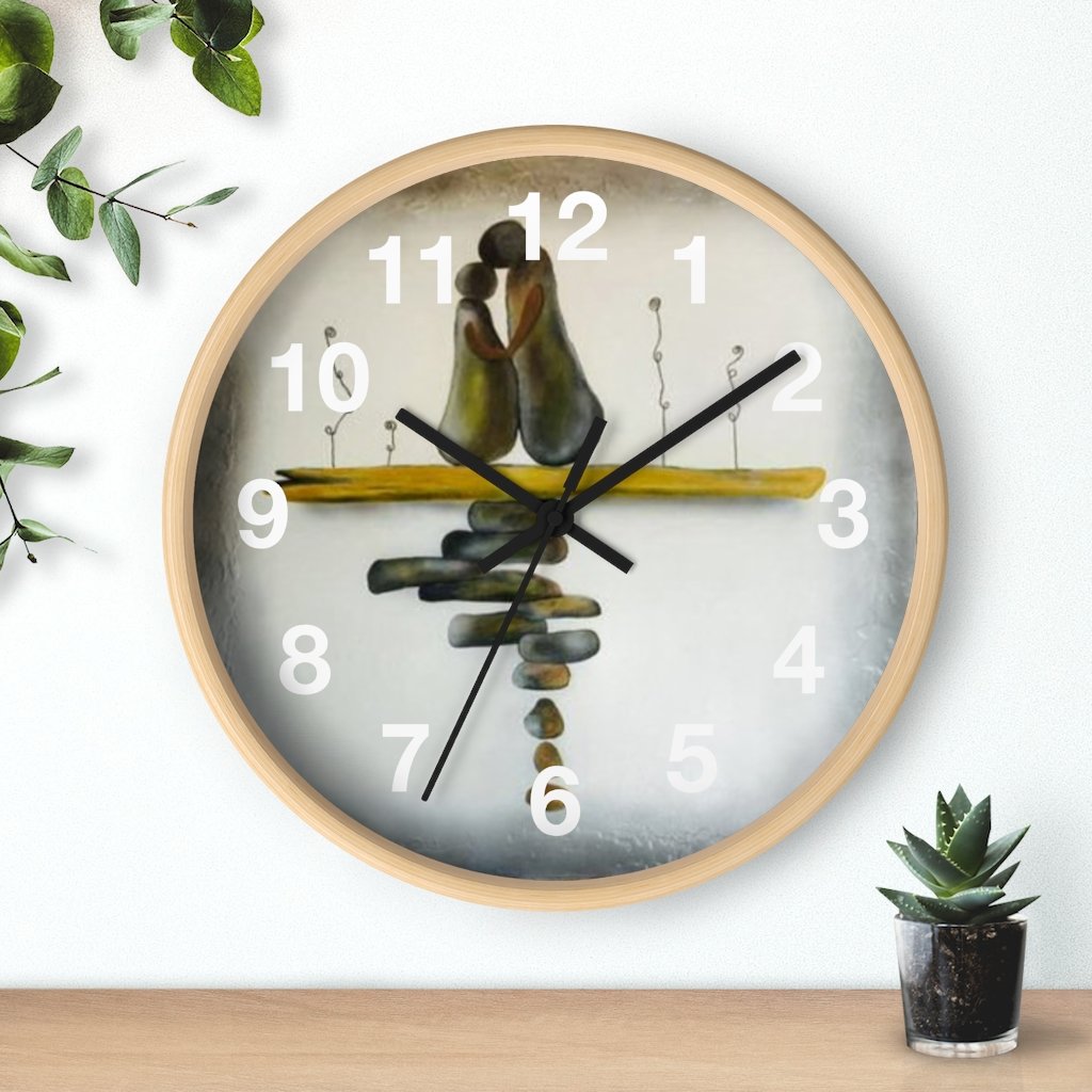 Pebbles Wall clock