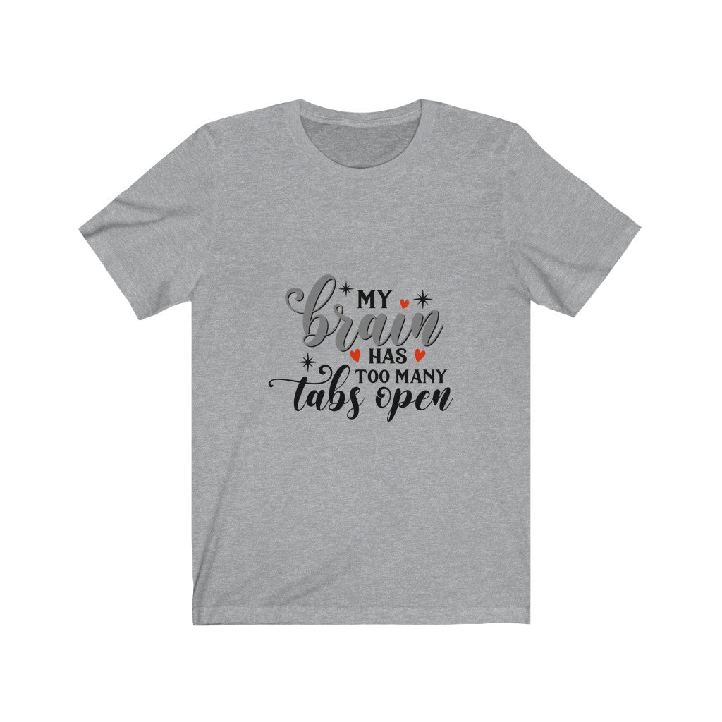 Tab white Unisex Jersey Short Sleeve Tee