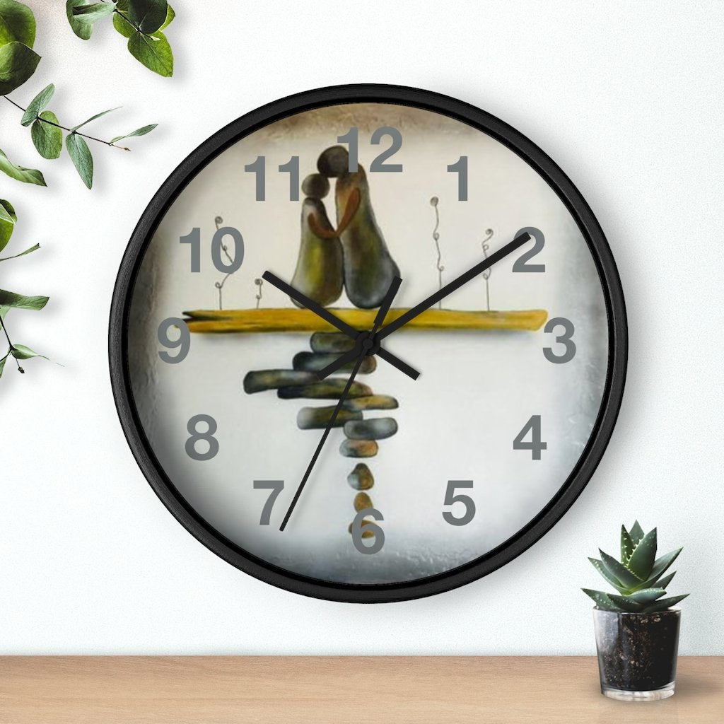 Pebbles Wall clock