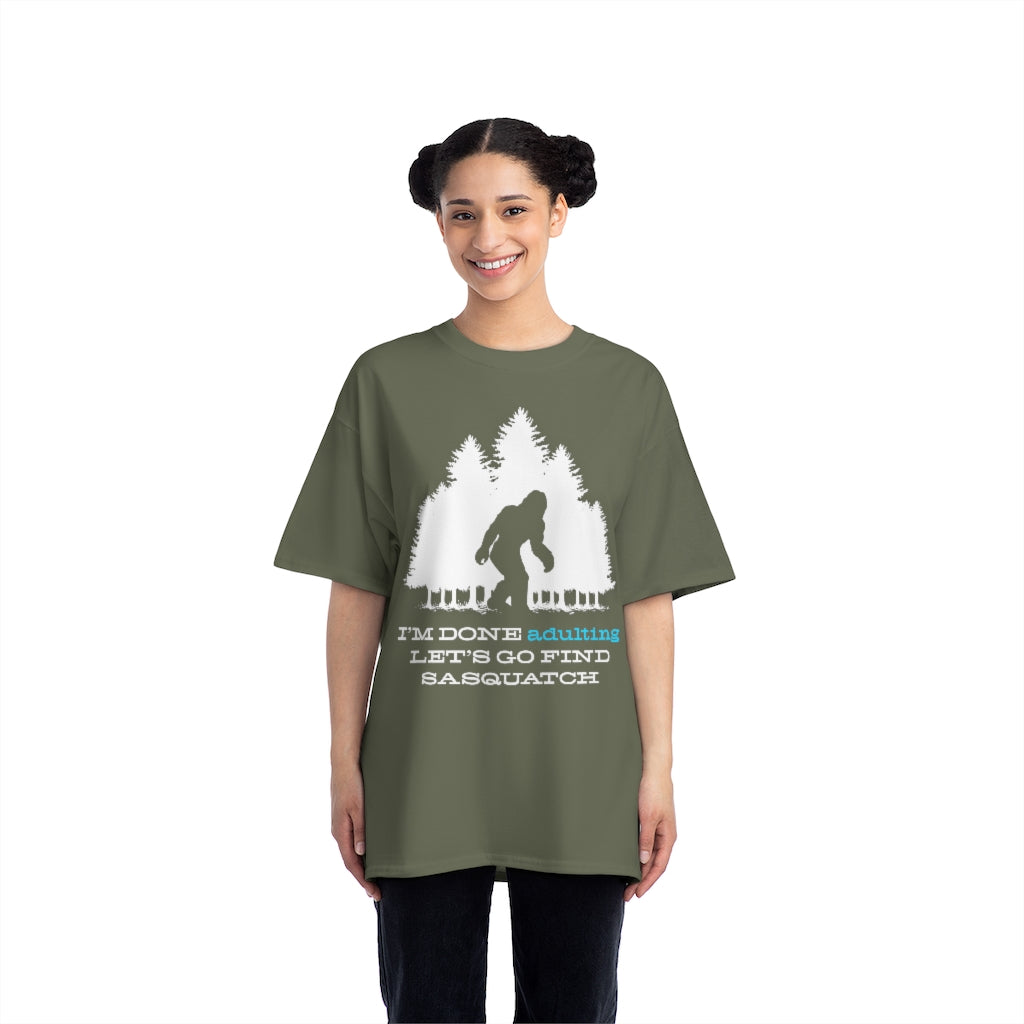 Sasquatch adulting Beefy-T®  Short-Sleeve T-Shirt