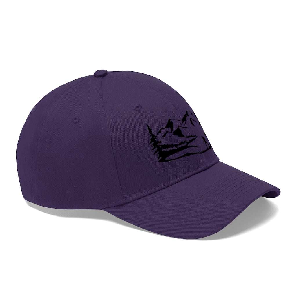 White Unisex Twill Hat