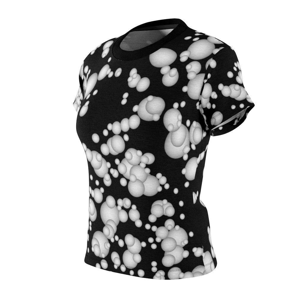 Women's AOP Cut & Sew Tee bubbled