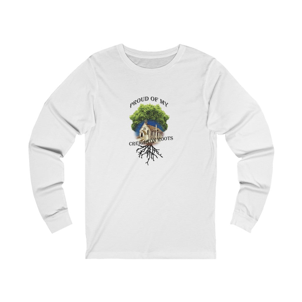 Proud White Unisex Jersey Long Sleeve Tee