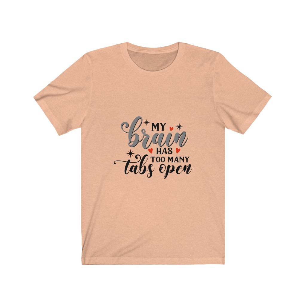 Tab white Unisex Jersey Short Sleeve Tee